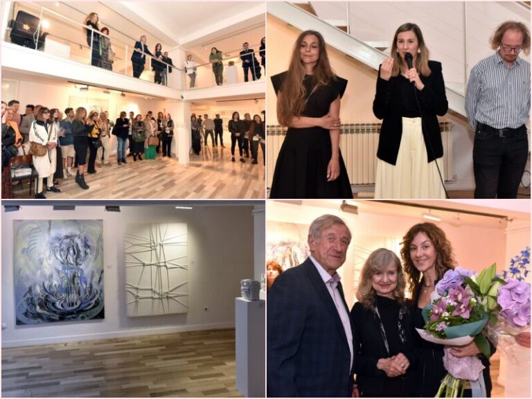 FOTO: Otvorena izložba Katarine Alamat Kusijanović i Yvonne Andreini u zagrebačkoj Galeriji Forum