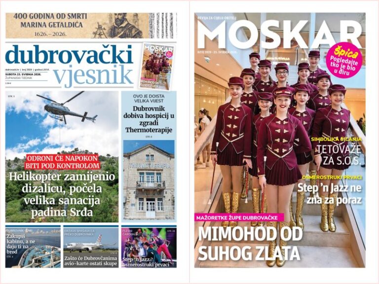 U prodaji je novi broj Dubrovačkog vjesnika