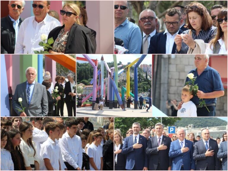 VIDEO/FOTO: Bijele ruže i pregršt emocija na otkrivanju Spomenika djeci poginuloj u Domovinskom ratu