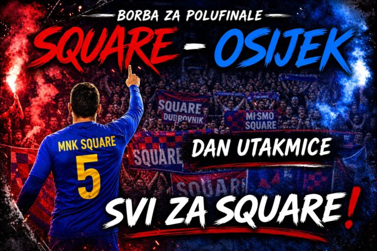 Square večeras na Grudi traži pobjedu protiv Osijeka i plasman u polufinale