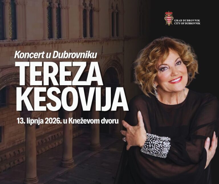 POSEBNA GLAZBENA VEČER Tereza Kesovija u Kneževu dvoru 13. lipnja