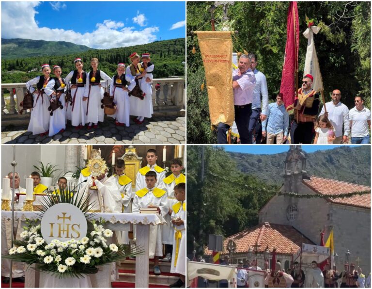 FOTO/ VIDEO: Tradicija Korosanta u Župi, Konavlima i na Lopudu uz prelijepo cvijeće i nošnje