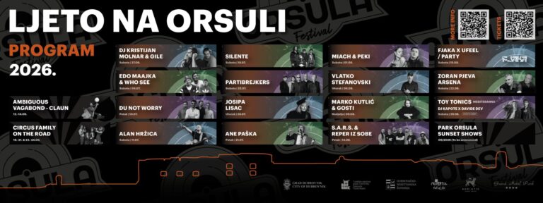 Park Orsula i ove godine donosi raznolik program koncerata i kulturnih događanja