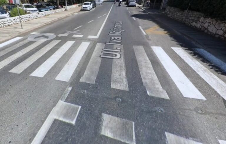 U noći sa subote na nedjelju radovi na pješačkom prijelazu u Ulici Iva Vojnovića 