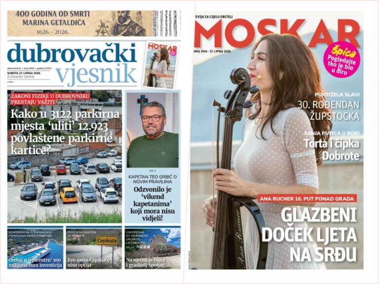 U prodaji je novi broj Dubrovačkog vjesnika