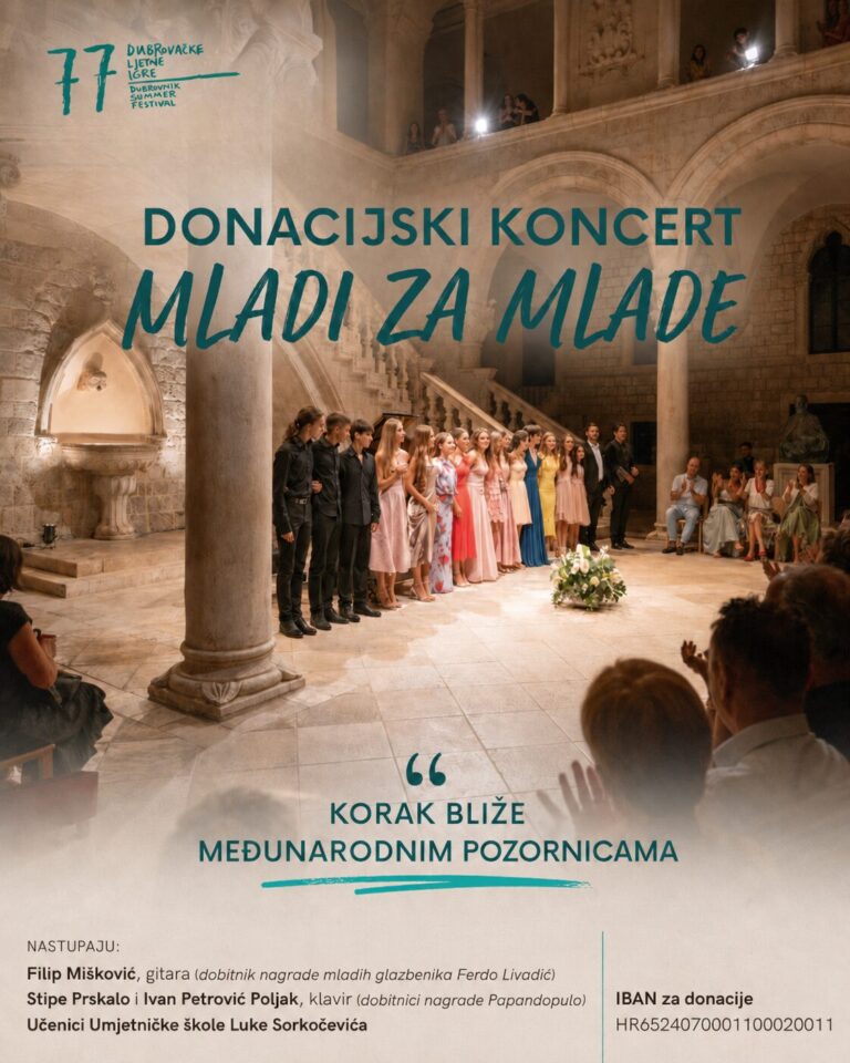 Donacijski koncert Mladi za mlade: korak bliže međunarodnim pozornicama
