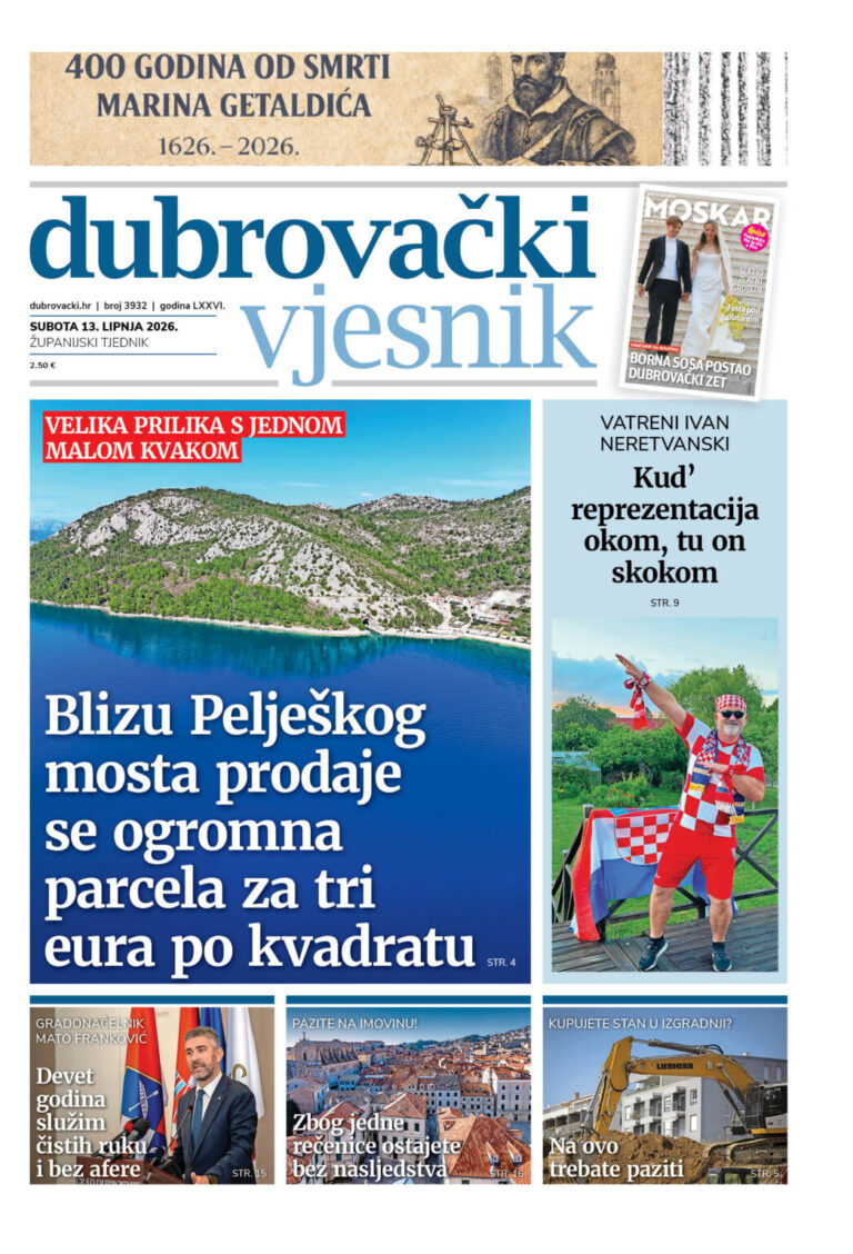 U prodaji je novi broj Dubrovačkog vjesnika