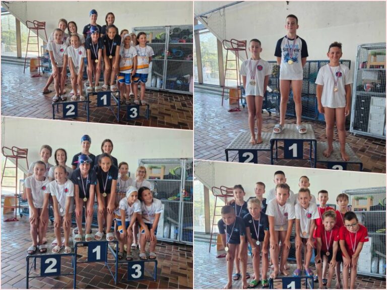 Najmlađi plivači i plivačice PK Jug osvojili 11 medalja na Regionalnom prvenstvu za početnike