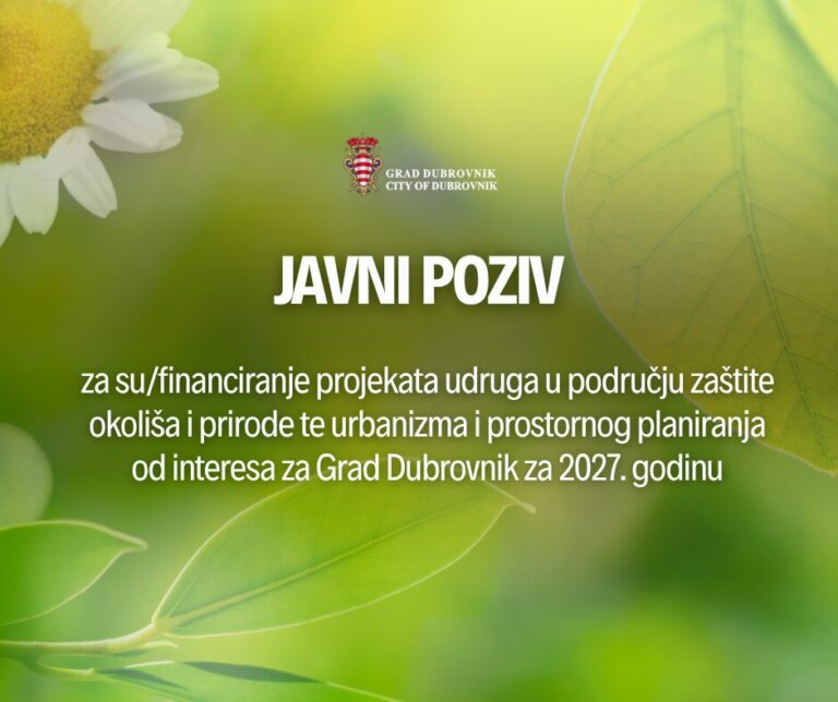 Grad Dubrovnik nastavlja ulagati u projekte zaštite okoliša i održivog razvoja