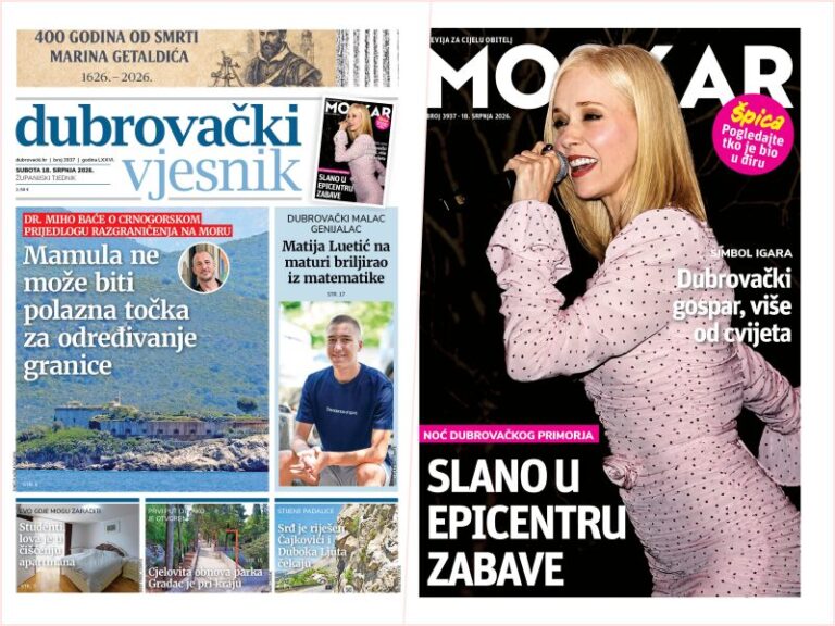 U prodaji je novi broj Dubrovačkog vijesnika