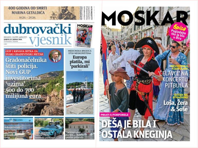 U prodaji je novi broj Dubrovačkog vjesnika
