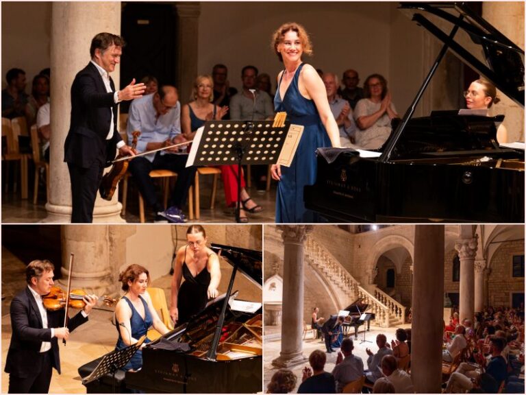 FOTO: Sjajan koncert Renaud Capuçona i Martine Filjak u Dvoru