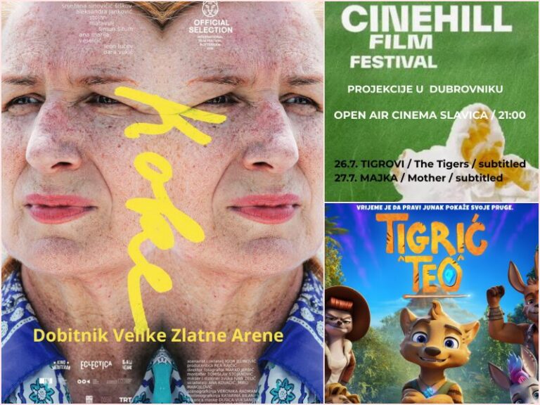 Novi filmovi na programu dubrovačkih kina pod zvijezdama