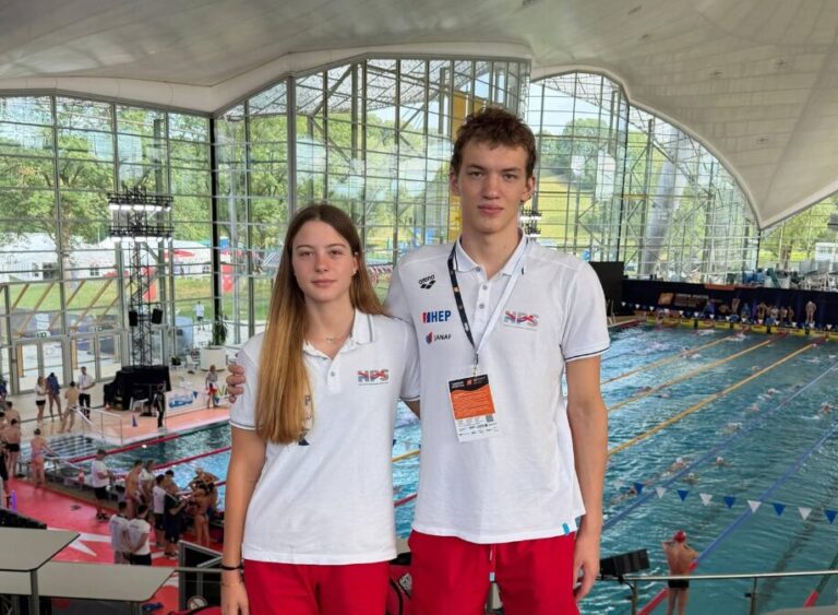 Petra Smokvina sa štafetom Hrvatske u finalu Europskoj juniorskog prvenstva