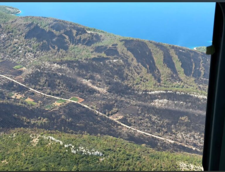 Fotografije iz zraka otkrivaju razmjere dvodnevnog požara na Korčuli