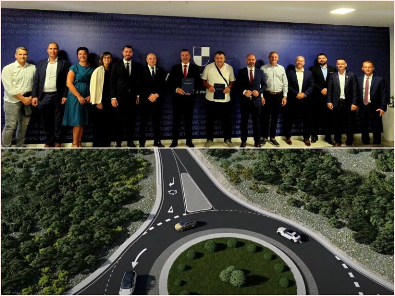 POTPISAN UGOVOR Metković bi za dvije godine trebo biti spojen s autocestom