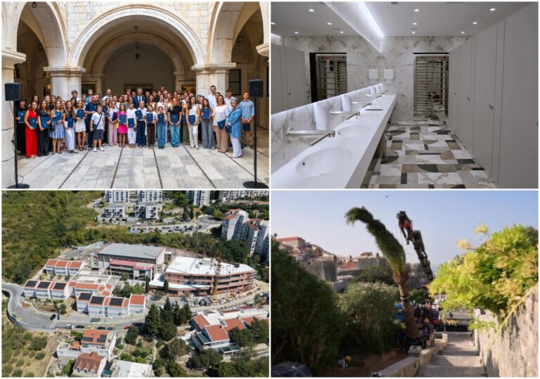 AKTIVNOSTI GRADA: Dodijeljene godišnje nagrade Grada Dubrovnika za uspjehe učenika i studenata, započela sadnja palmi Uz Posat