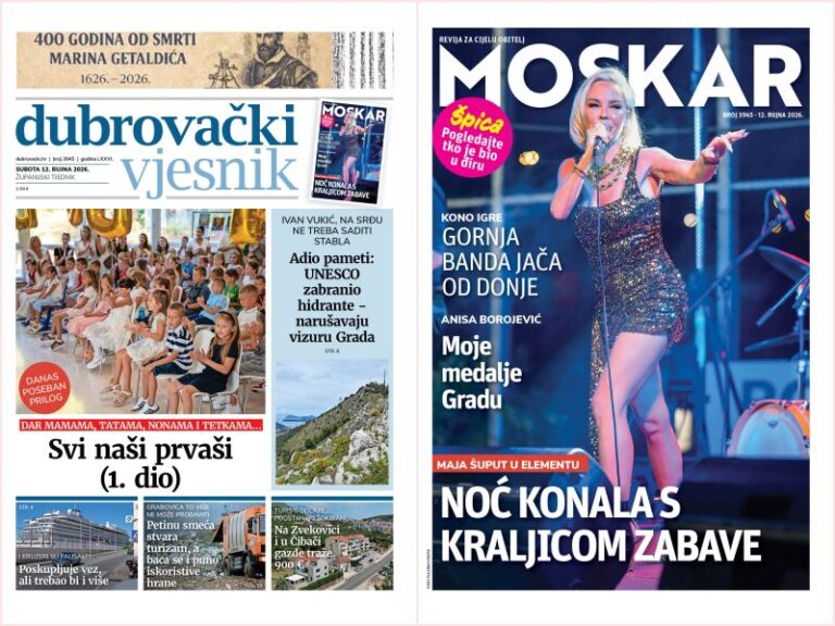 U prodaji je novi broj Dubrovačkog vjesnika