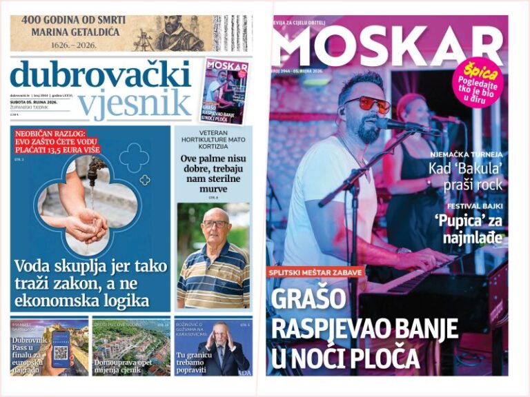 U prodaji je novi broj Dubrovačkog vjesnika
