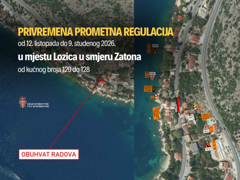 U ponedjeljak kreće privremena prometna regulacija na nerazvrstanoj cesti u Lozici