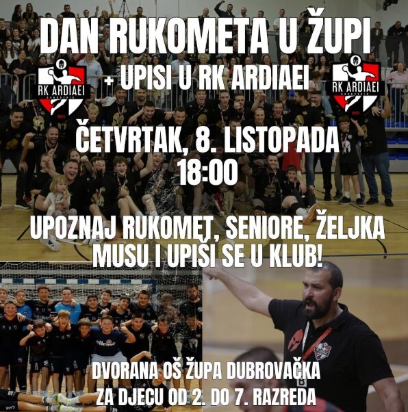Upoznaj svoje idole! Ardiaei poziva mlade na druženje sa Željkom Musom i seniorskom momčadi