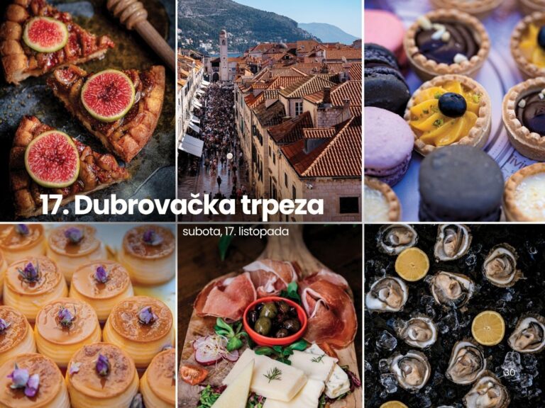 Dubrovačka trpeza ove subote na Stradunu, prihod za udruge slijepih te gluhih i nagluhih DNŽ-a