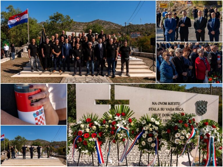 FOTO: Obilježena 23. obljetnica otkrivanja spomenika hrvatskim braniteljima poginulima na širem području Osojnika