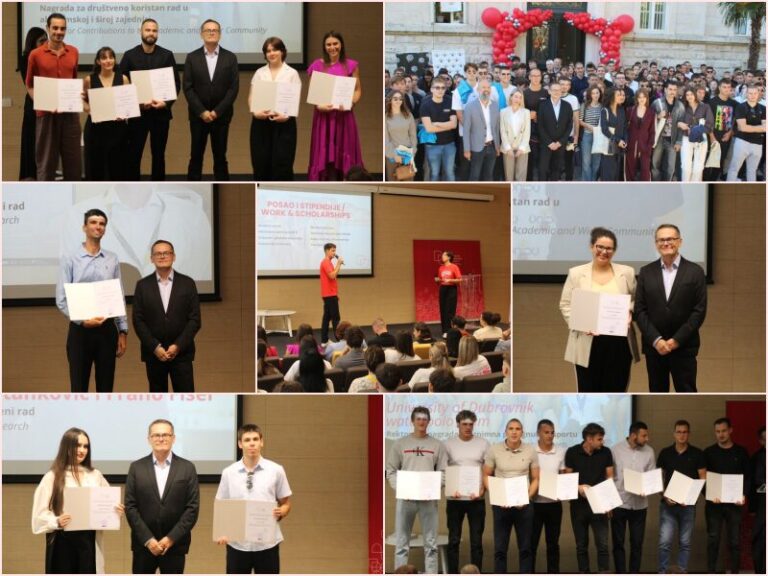 FOTO: Prvi dan na Sveučilištu okupio brojne brucoše, najboljim studentima dodijeljene Rektorove nagrade